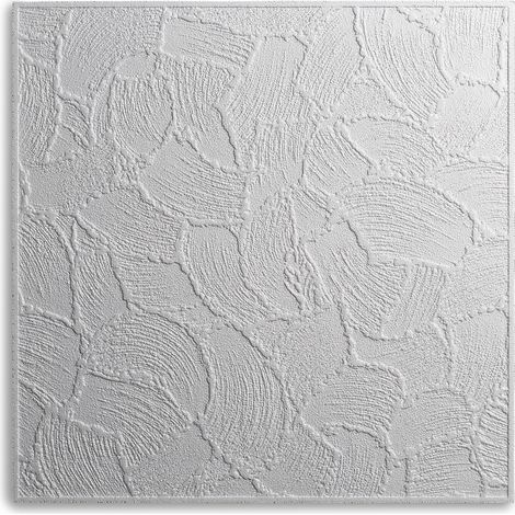 Decosa Deckenplatte Valencia 50 cm x 50 cm x 8-9 mm (L x B x H) Kreative Wandgestaltung (1/5)