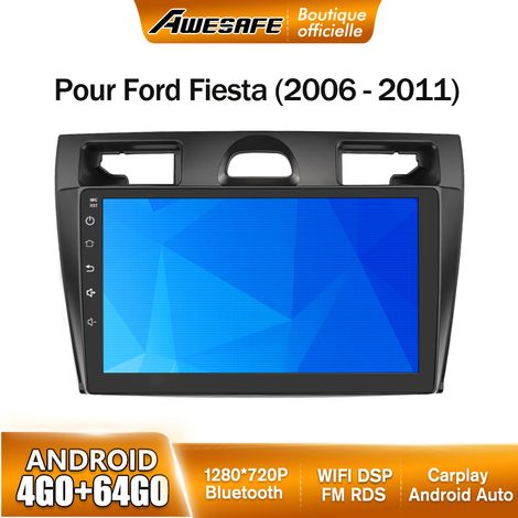 AWESAFE Autoradio Android 13 pour Ford Fiesta (2006-2011) 4Go+64Go avec 9'' écran Tactile Carplay Android Auto GPS Bluetooth FM (1/5)