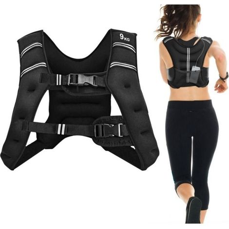Gilet lesté, 9 kg, réglable, sangles réfléchissantes 95009500 (1/4)