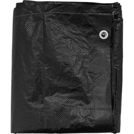 Housse de salon de jardin Forme de L 12 œillets 250x250x90 cm (1/5)