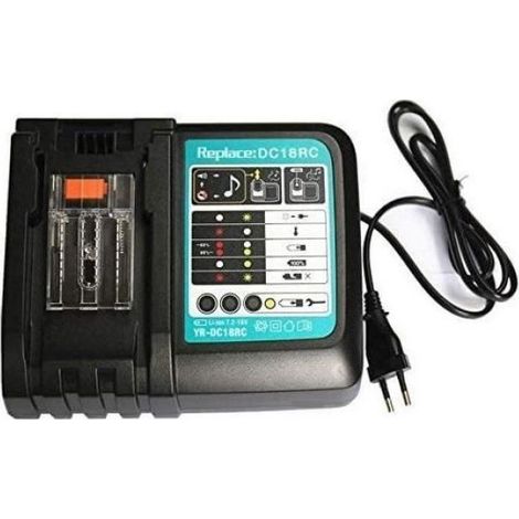 1 Chargeur secteur,Compatible 14,4V 18V,Protection circuit intégré,Filaire,Pour batteries outils (1/4)