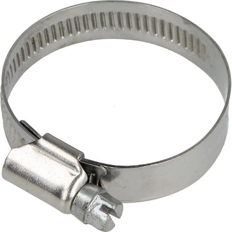 Collier de serrage 12 mm inox plage de serrage 30 - 45 mm