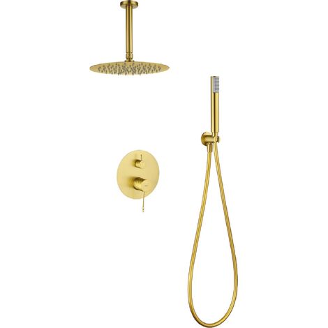 IMEX GPP063/OC BLESS-PALAU Monomando Conjunto Empotrado Oro Cepillado - ref: GPP063/OC (1/2)