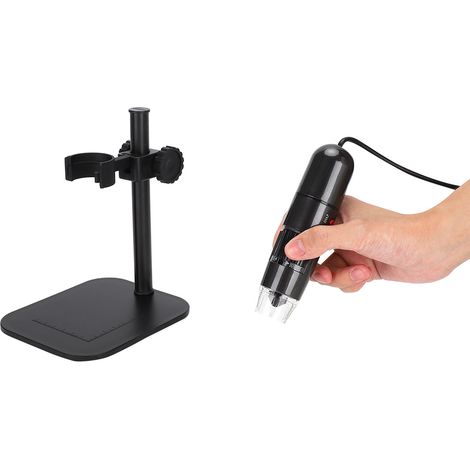 Microscope numérique USB S10, grossissement 50-1000x, avec support réglable (1/5)
