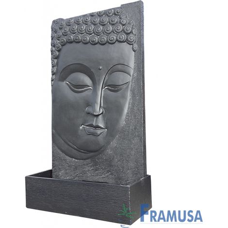 FUENTE DE PIEDRA ARTIFICIAL BUDA  BUTSU ANTRACITA (1/2)