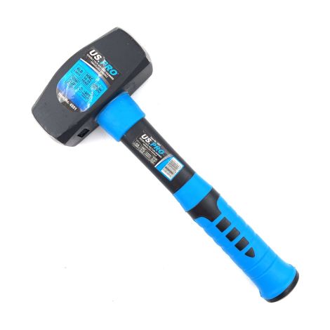 US PRO Hammer 1.8kg 4lb TPR Handle Sledge Club Lump Rubber Grip 4501 Heavy Duty (1/4)