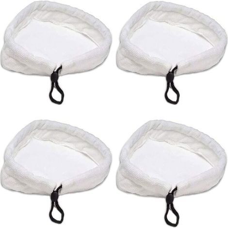 4 Stück Ersatz-Reinigungstücher für Dampfmop, Mikrofasertücher, dreieckige Mikrofaser-Bodentücher, für Dampfmop, Haushaltsreinigung, universell