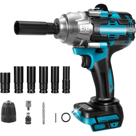 Clé à Chocs Sans Fil Brushless Compatible avec 18 V (sans batterie) (1/5)