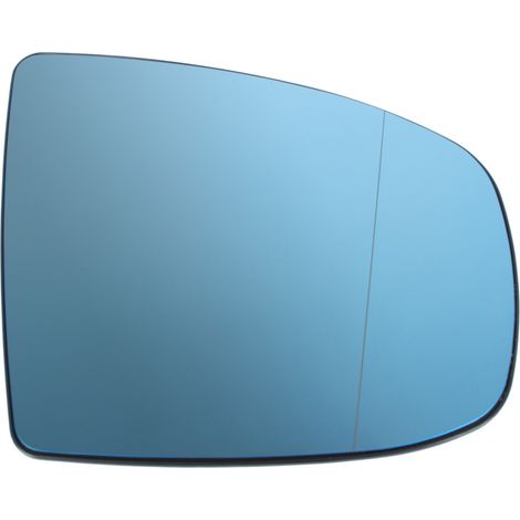 BMW X6 E71 08-13 inserto specchietto retrovisore RISCALDATO BLU destro