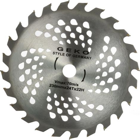 Hoja de sierra para madera 230x22x24T(agujeros) (50)