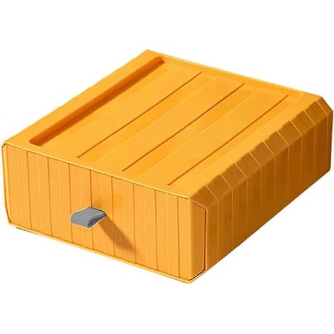 Organisateur de salle de bain, couleur jaune, pour les accessoires d'hygiène et les articles du quotidien, pour une organisation pratique à la maison.-AquaForge