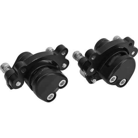 Frein à disque étrier aluminium avant arrière pour mini moto cross MBX10 MBX11, paire, noir (1/5)