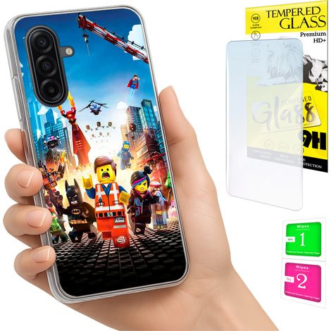 Custodia per Samsung Galaxy A17 5G, cover fotografica, cover posteriore + vetro 9H (1/5)