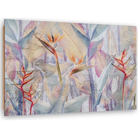 Quadro deco panel, Piante pastello - 90x60 (1/5)