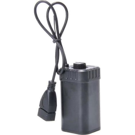 Chargeur portable USB 5V pour 4 piles AA, avec porte-piles et boîtier. (1/5)