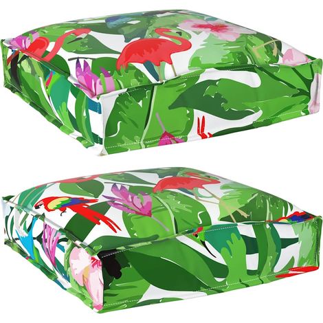 Maison Exclusive - Coussin 2 pc Tissu Oxford Multicolore 40 x 40 x 8 cm (1/5)