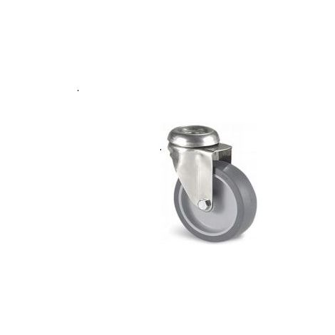 Roulette industrielle Pivotante Guitel Hervieu, inox, Ø 63mm, 60kg ( Prix pour 1 )