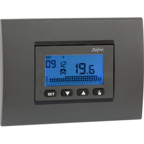 Termostato programable empotrado Dafne semanal (1/3)