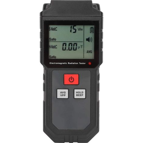 Compteur EMF, testeur de rayonnement électromagnétique, testeur de détecteur de rayonnement électromagnétique numérique RZ825 compteur EMF avec écran LCD (1/5)