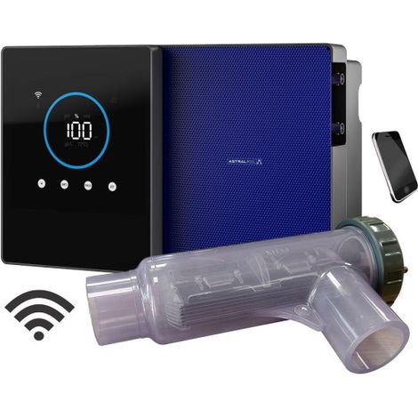 Astralpool – Électrolyseur au sel Clear Connect Wifi 21 g/h – Désinfection automatique pour piscine jusqu'à 90m3 – Connectivité Bluetooth et WiFi (1/3)