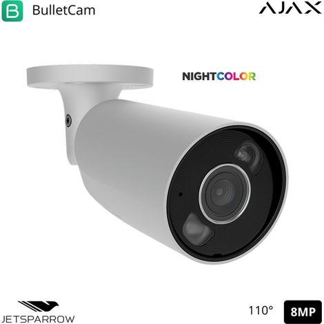 126257 - TVCC - BulletCam HL (8 Mp/2.8 mm) - Caméra HL filaire (8 Mp/2.8 mm) - couleur white - Ajax vidéosurveillance