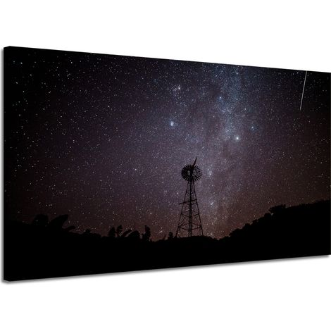 Lienzo impreso "Estrella fugaz espacial" 120x70cm