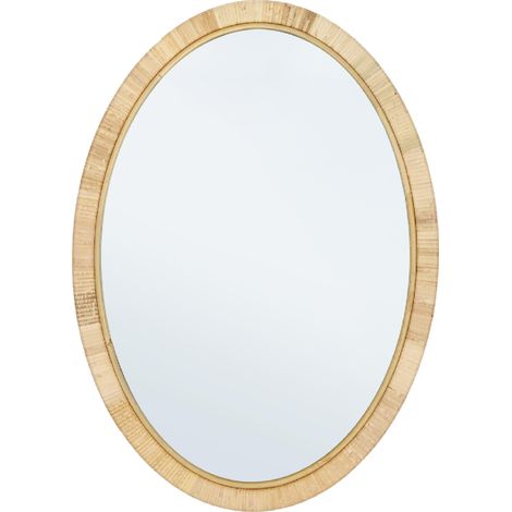 Specchio ad arco naturale in rattan 50x70 Hakima YES (1/4)