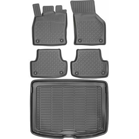 Set di tappetini per auto e tappetino per bagagliaio per Audi A3 III 8V Sportback dal 2012 al 2020. (1/5)