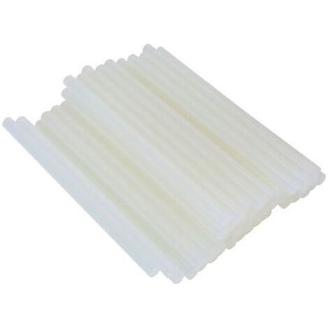 FENOPLASTICA50 bâtons de colle thermofusible écologiques à haute viscosité EVA pour bricolage, 11 × 220 mm, transparents, pour pistolets à colle de plus de 60 W. (1/5)