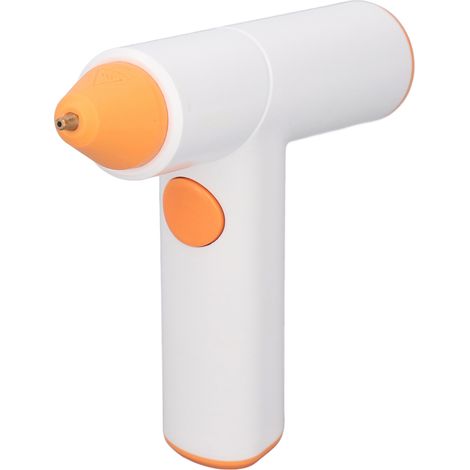 Pistolet à colle thermofusible sans fil, alimenté par batterie, avec 20 bâtons de colle, idéal pour les projets de bricolage artistiques et artisanaux. (1/5)