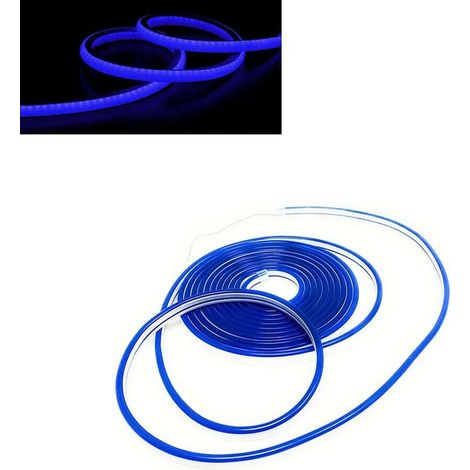 Striscia Led Blu Per Scritta Insegna Luminosa Strip Flessibile 5 Mt Ip65 (1/3)