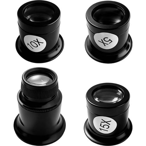 Loupe d'horloger loupe de bijoutier grossissement de poche oculaire (1/5)