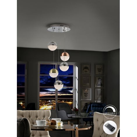 LAMP.5L LED SPHERE COLORØ33DIM (1/3)