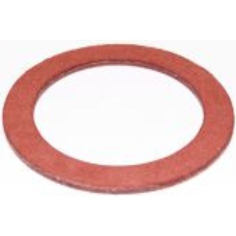 CONFEZIONE DA 3 PEZZI - GUARNIZIONI IN FIBRA 1-1/2 PER RACCORDI E SIFONI - COLORE ROSSO