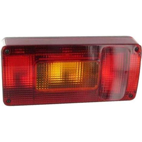 Feu arrière gauche 5 fonctions – Rectangulaire 218 x 100 x 55 mm – Antibrouillard – Compatible avec ampoules P21W et C5W