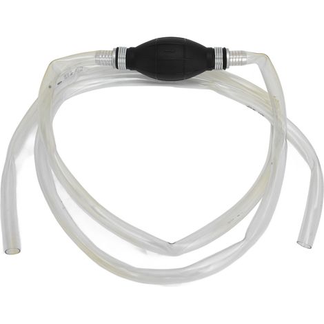 Kit de pompe siphon à huile avec ligne en caoutchouc et polyéthylène, bulle d’amorçage intégrée pour transfert de carburant. (1/5)