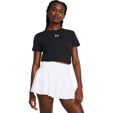 T-shirt Under Armour Rival Core SS pour femme, taille XS (1/4)