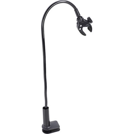 Support pour sèche-cheveux avec pince réglable, réduisant la fatigue des bras, support pour sèche-cheveux pour le toilettage des chiens, noir (1/5)