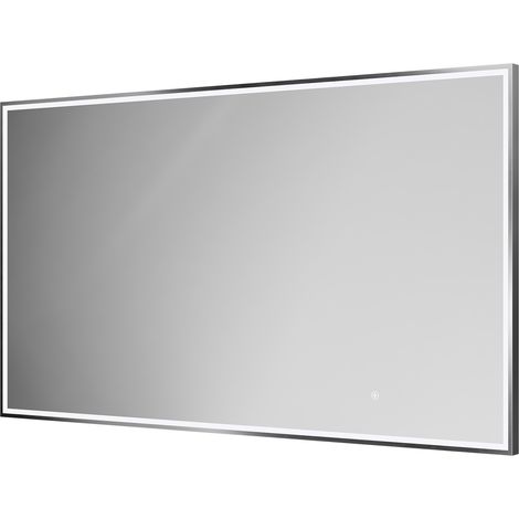 Madison Polished Chrome 1400mm x 800mm Illuminated Dimmable LED Mirror with Demister and Touch Sensor (1/5)