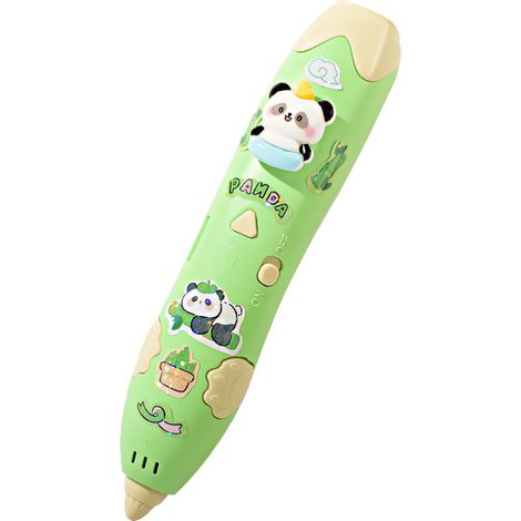 CREA Smart 3D Pen, 3D-Druckstift mit USB-Ladefunktion, 56 m Niedertemperaturfilament (Panda) (1/5)