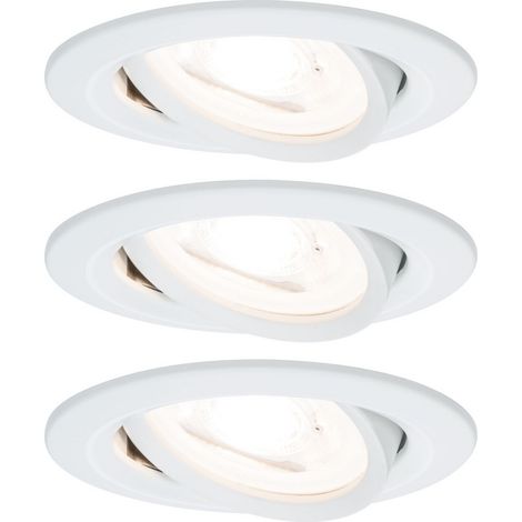 Paulmann 93467 Einbauleuchte 3er Set LED GU10 19.5 W Weiß (matt) (1/2)