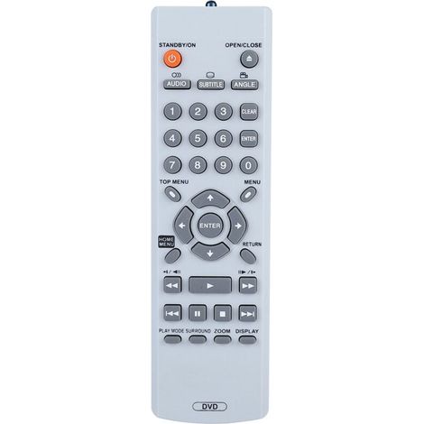Intelligent remote control, high performance, simple to use, wide compatibility, robust and durable for DVDs (1/5)