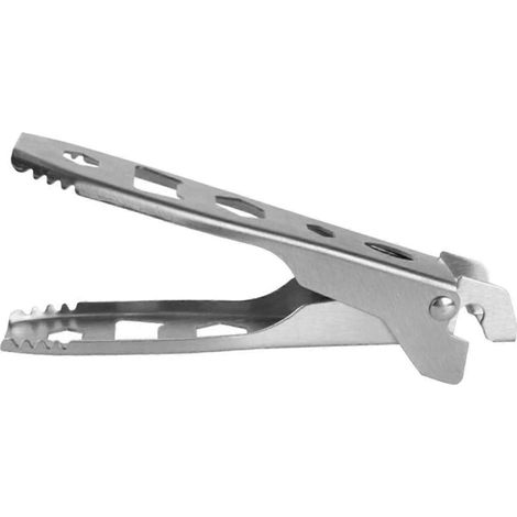 Pinces à barbecue multifonctionnelles en acier inoxydable, résistantes à la chaleur pour la cuisson et les grillades. (1/5)