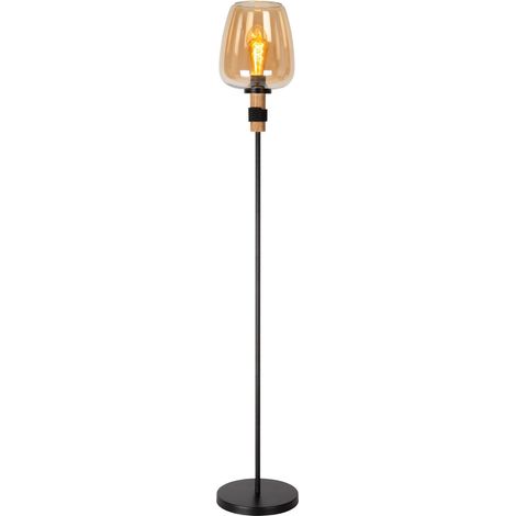 Lucide ILONA - Stehlampe - Ø 34 cm - 1xE27 - Amber (1/5)