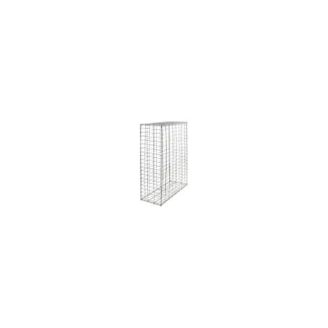 Gabion 150x100x30 cm Mur en pierre Bordure de jardin Paroi Espalier