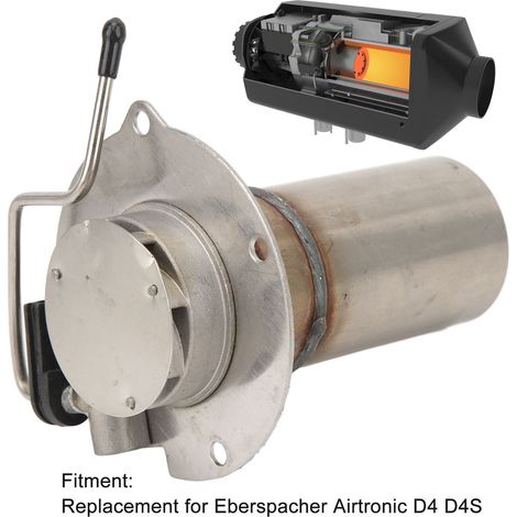 Cámara de combustión de 5 kW 252113100100 para calentador auxiliar Eberspacher Airtronic D4/D4S - Tubo de acero inoxidable (1/5)