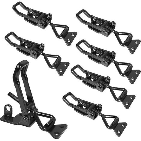 Set mit 7 Spannverschlüssen, verstellbaren Kniehebelklemmen, Hebelverschluss - Crezuo