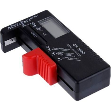 BT-168D testeur de tension numérique batterie universelle affichage de la batterie numérique pour AAA, AA, C, D, 1.5V, chargeur, pile bouton (1/5)