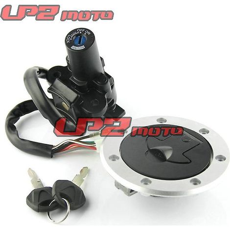 Convient pour : Kawasaki ZX9R 1994-1999, ZX-7R, ZX-7RR, 1996-2001, antivol complet ( ) (1/3)
