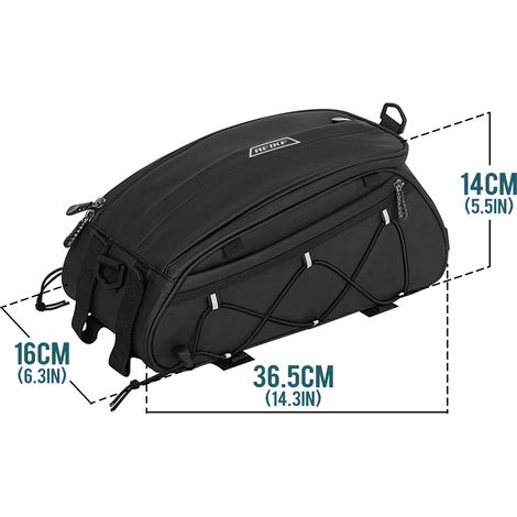 Sacoche arrière étanche pour vélo, sac isotherme, sacoche de porte-bagages, sacoche de coffre, sacoche de sac à dos, sacoche bandoulière